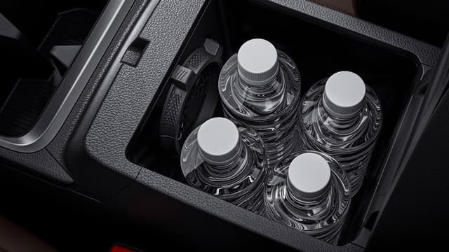 Bệ tì tay với cool box\nGiúp giữ mát, đáp ứng các nhu cầu của hành khách trên xe.