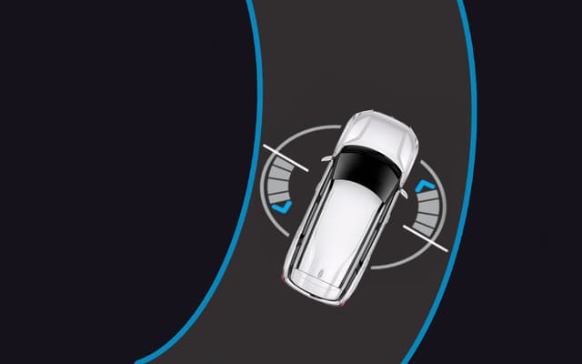 Kiểm soát vào cua chủ động (ACTIVE YAW CONTROL)\nHỗ trợ lái xe an toàn khi di chuyển trong điều kiện đường trơn trượt và\nvào cua.