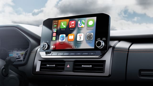 Màn hình giải trí đa thông tin 9 inch: \nDễ dàng quan sát, hỗ trợ kết nối Apple Carplay không dây và Android Auto.​​
