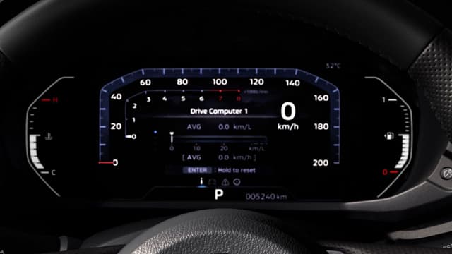 Đồng hồ kỹ thuật số 8-inch​​\nHiển thị sắc nét , dễ dàng quan sát thông tin xe​​.