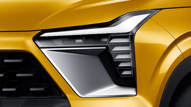 Đèn chiếu sáng phía trước T-shape \nDải đèn LED ban ngày với tạo hình chữ L, kết hợp với các đường cắt phát sáng theo hình chữ T đặc trưng